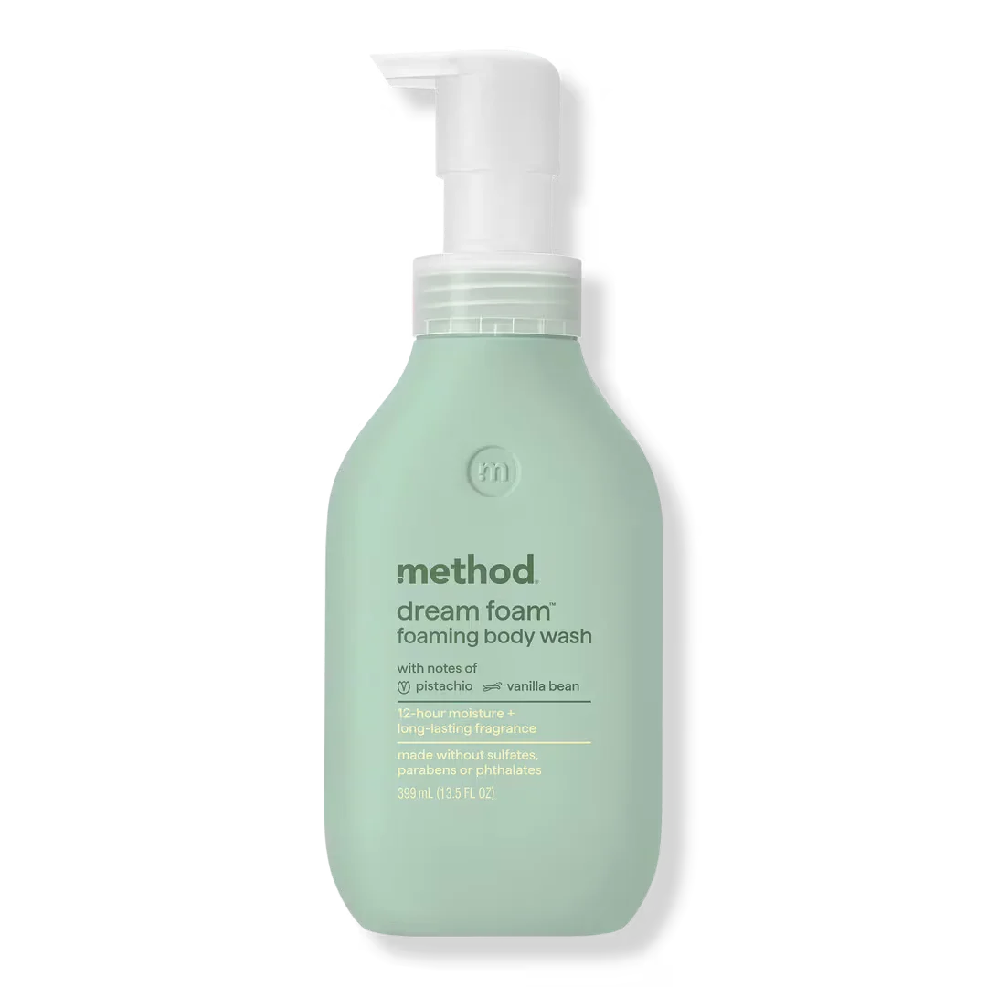 Pistachio & Vanilla Bean Dream Foam Foaming Body Wash by method