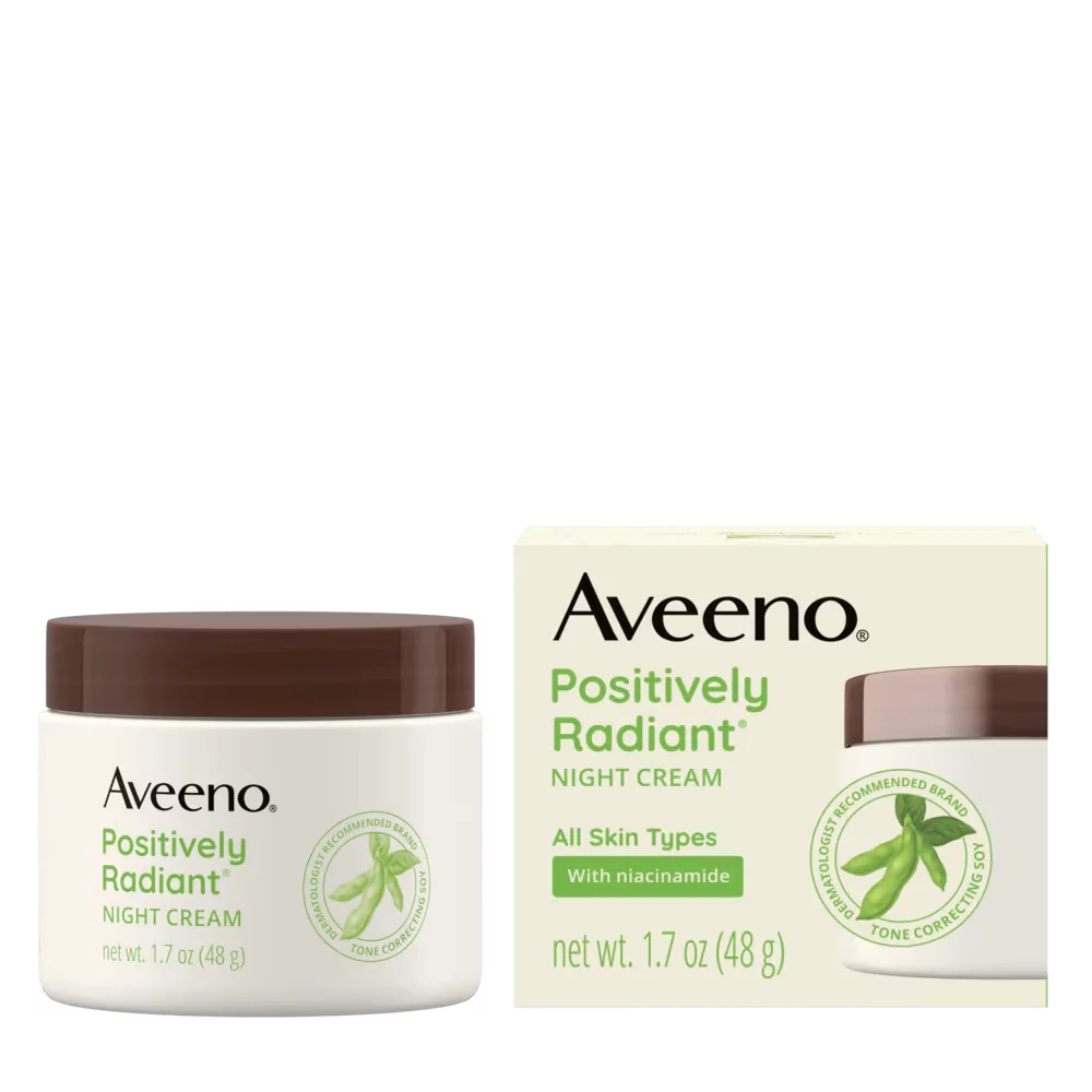 Positively Radiant Moisturizing Night Face Cream by Aveeno