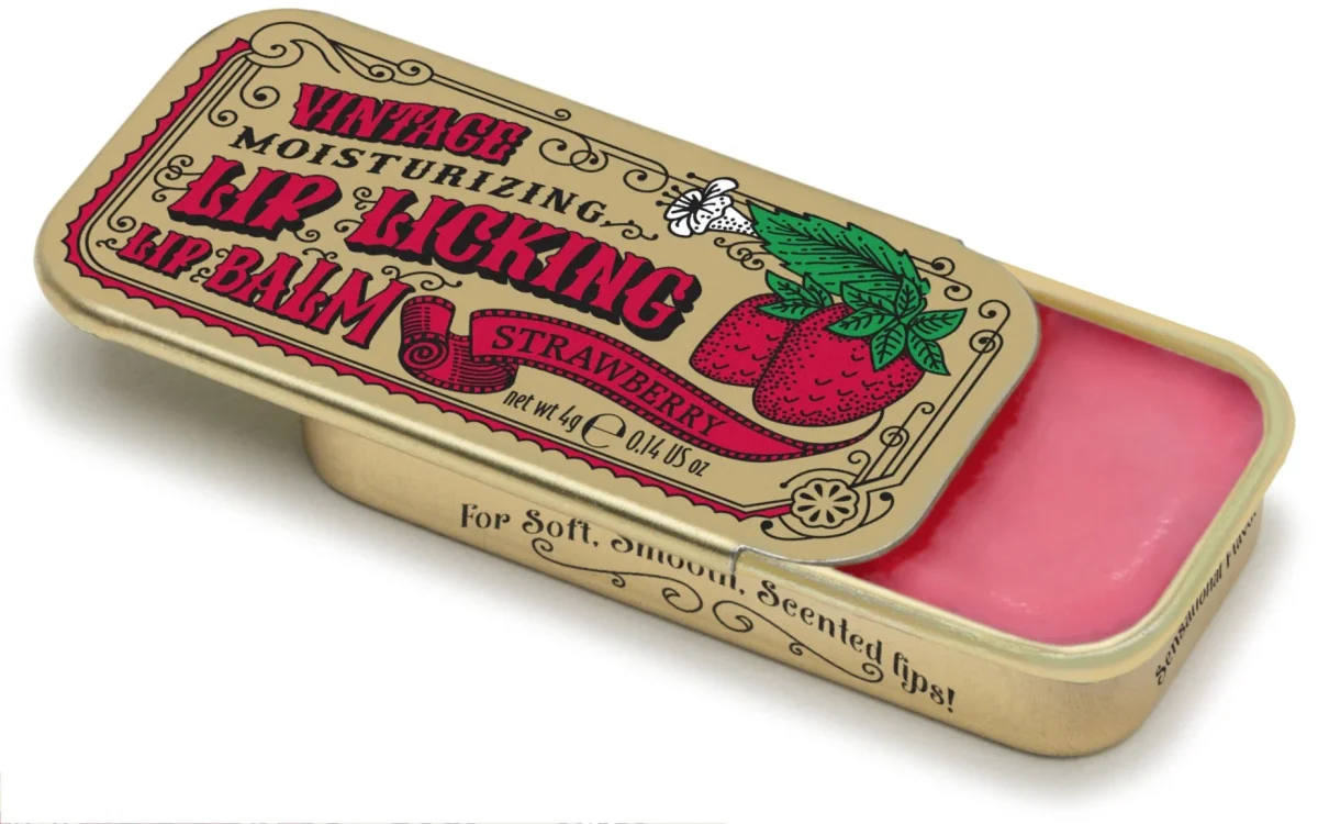 Strawberry Lip Licking Flavored Lip Balm by Tinte Cosmetics