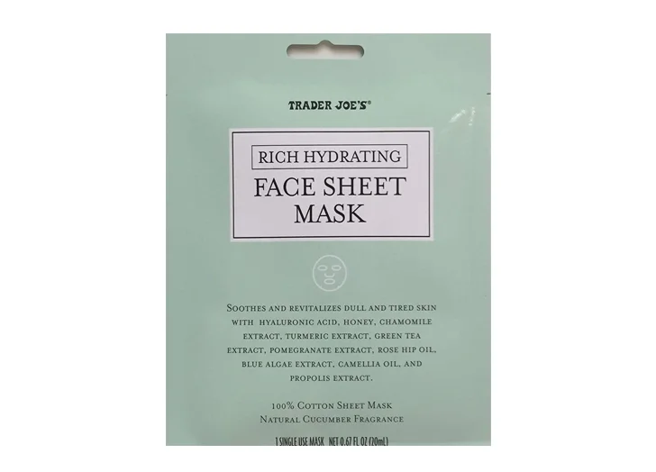 Rich Hydrating Face Sheet Mask by Trader Joe's