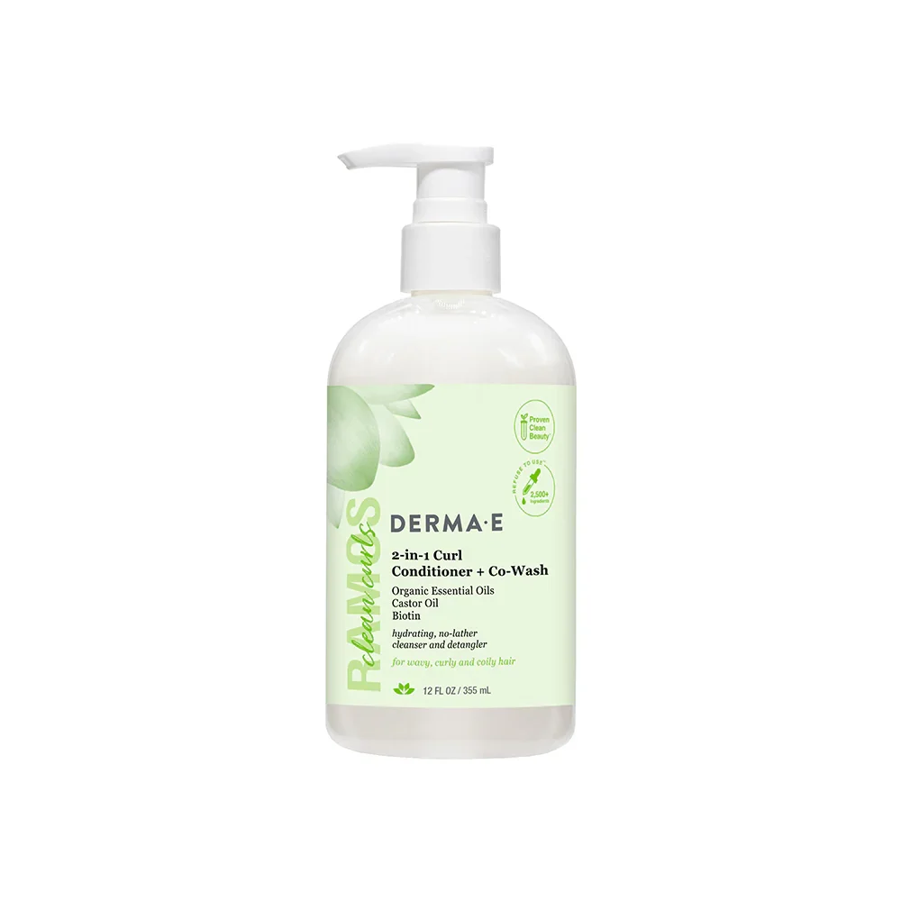 2-In-1 Curl Conditioner + Co-Wash by DERMA E