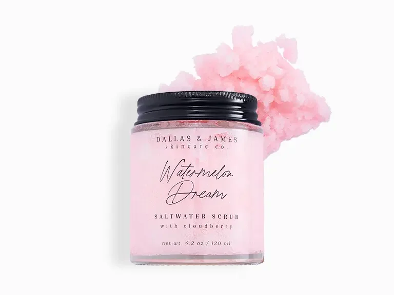 Watermelon Dream Saltwater Scrub by Dallas & James Skincare Co.
