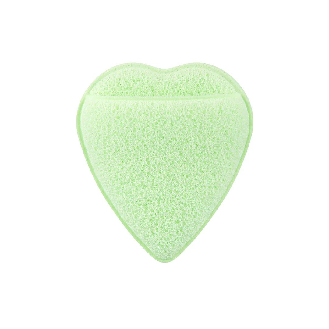 Clover Heart Facial Sponge by Medicube