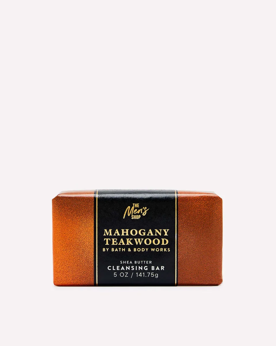Men's Mahogany Teakwood Shea Butter Cleansing Bar by Bath & Body Works