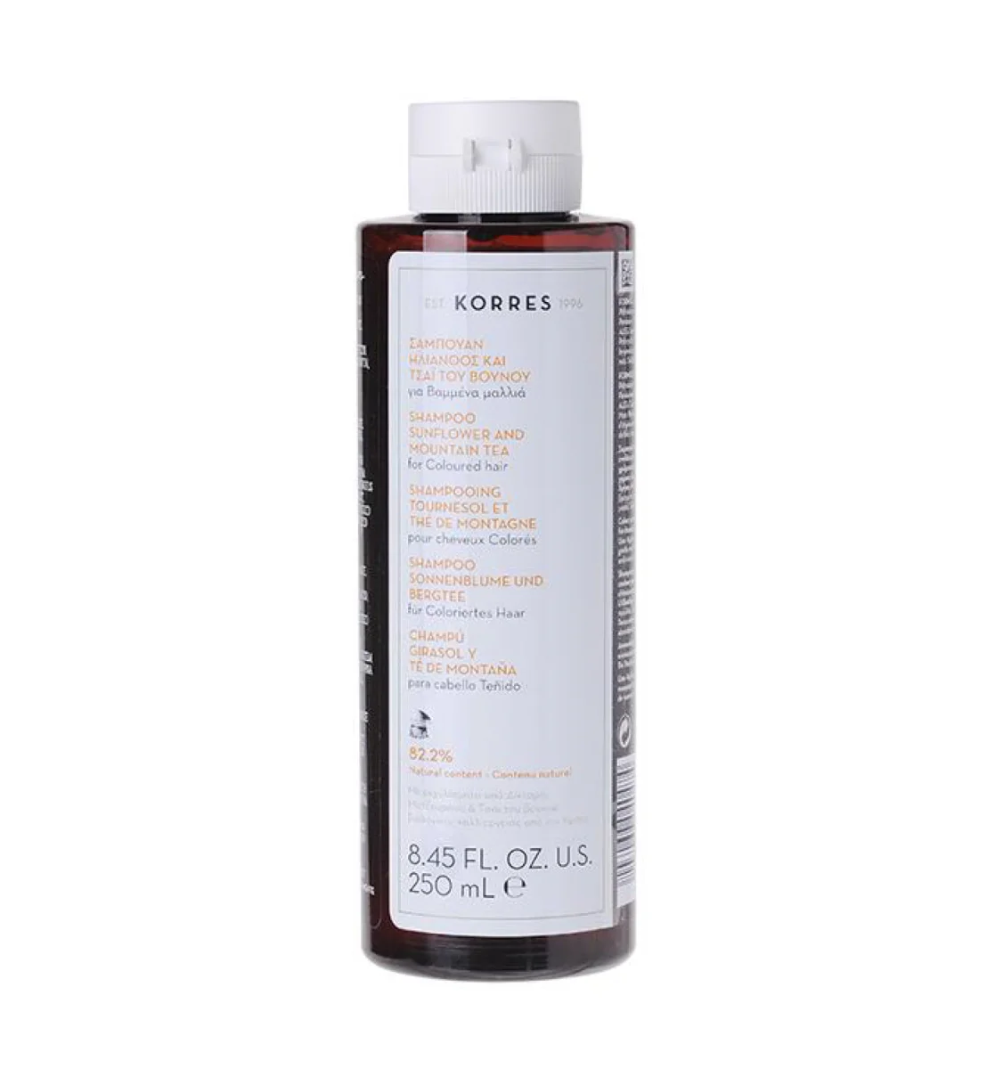 Sunflower + Mountain Tea Shampoo for Coloured Hair by Korres