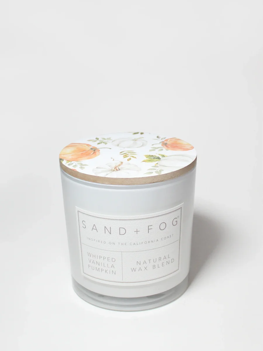 Whipped Vanilla Pumpkin Candle by Sand + Fog