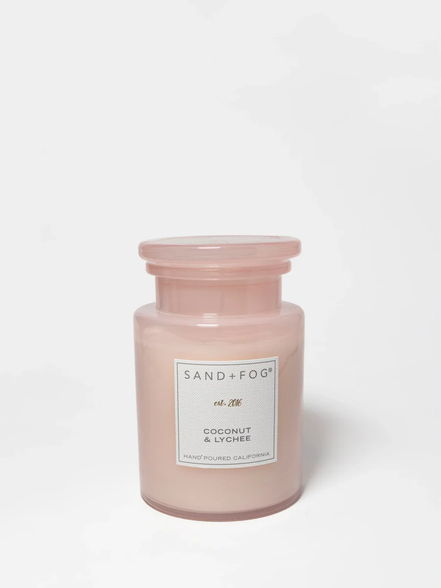 Coconut & Lychee Candle by Sand + Fog