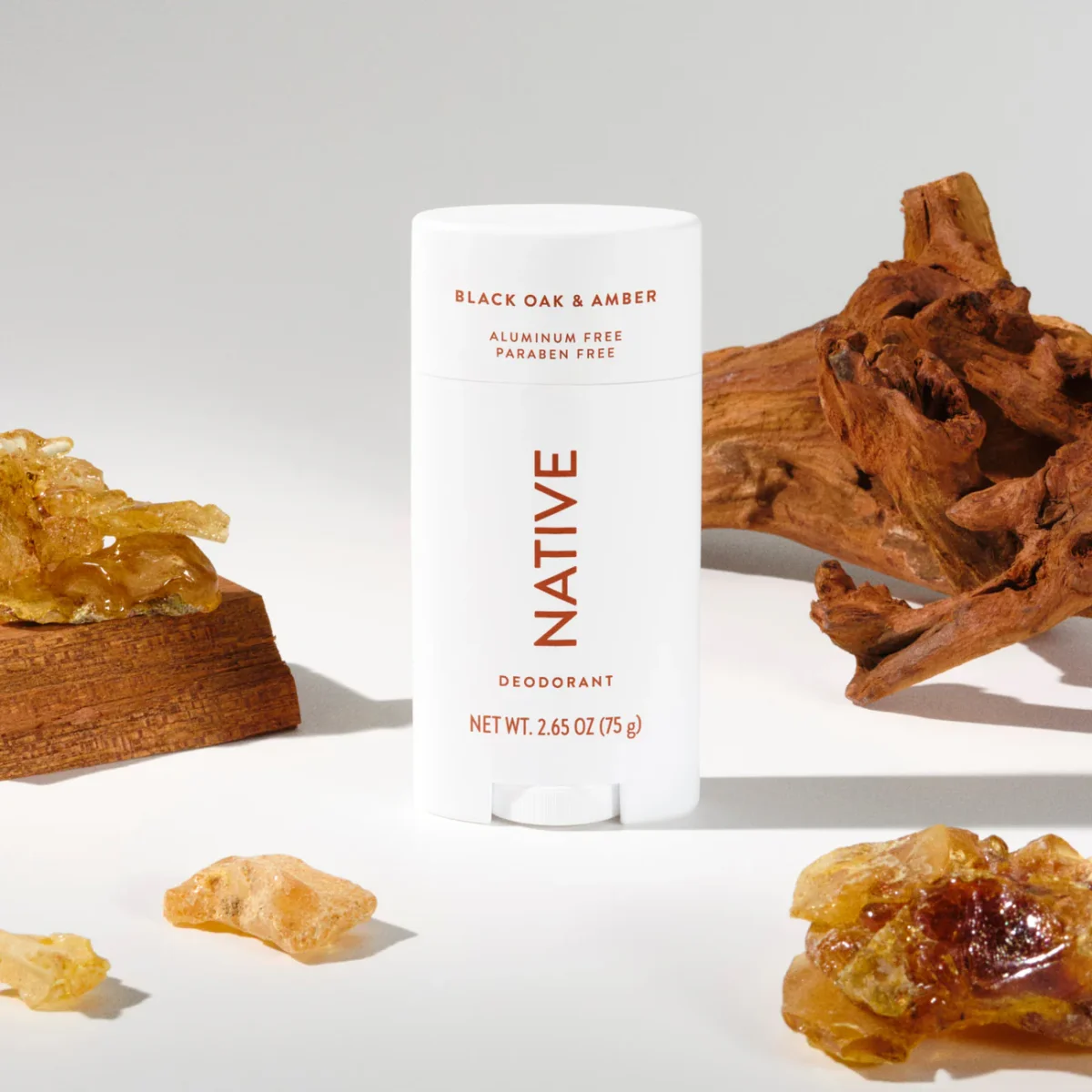 Black Oak & Amber Deodorant Stick by Native