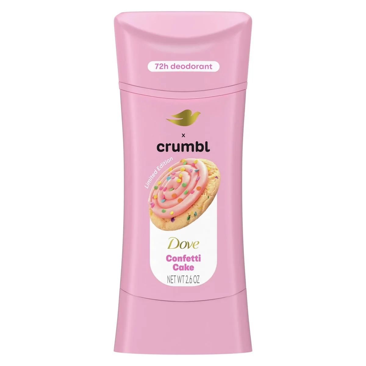 Crumbl Confetti Cake Deodorant Stick by Dove