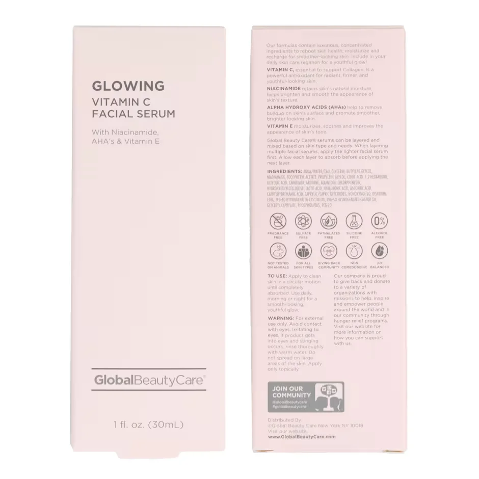 Glowing Vitamin C Facial Serum by Global Beauty Care