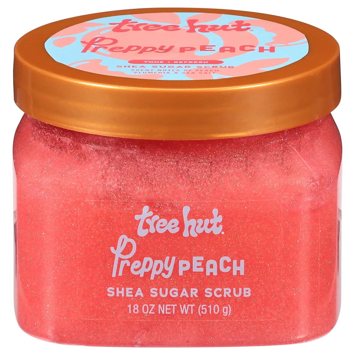 Preppy Peach Shea Sugar Scrub by Tree Hut