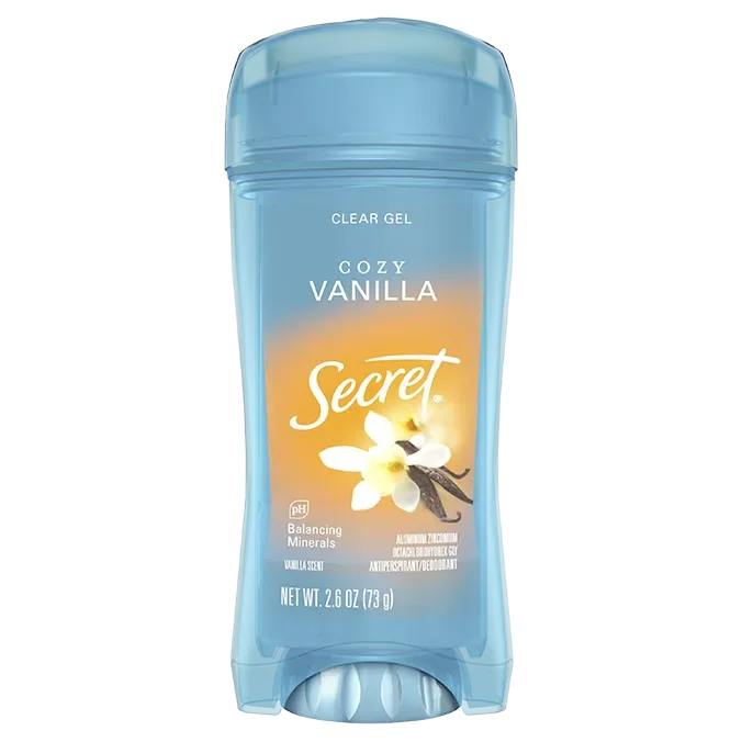 Cozy Vanilla Fresh Clear Gel Deodorant by Secret