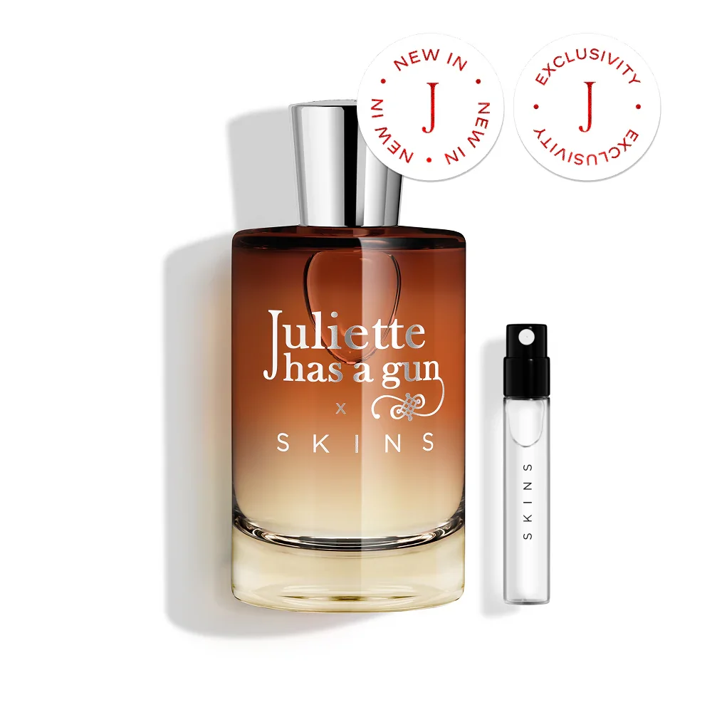 Juliette x Skins Eau de Parfum by Juliette has a gun