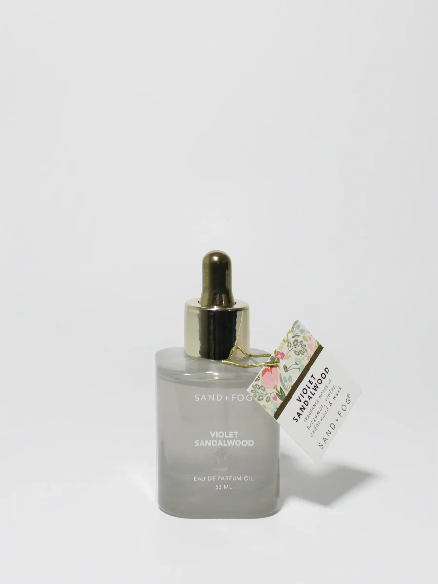 Violet Sandalwood Perfume Oil by Sand + Fog