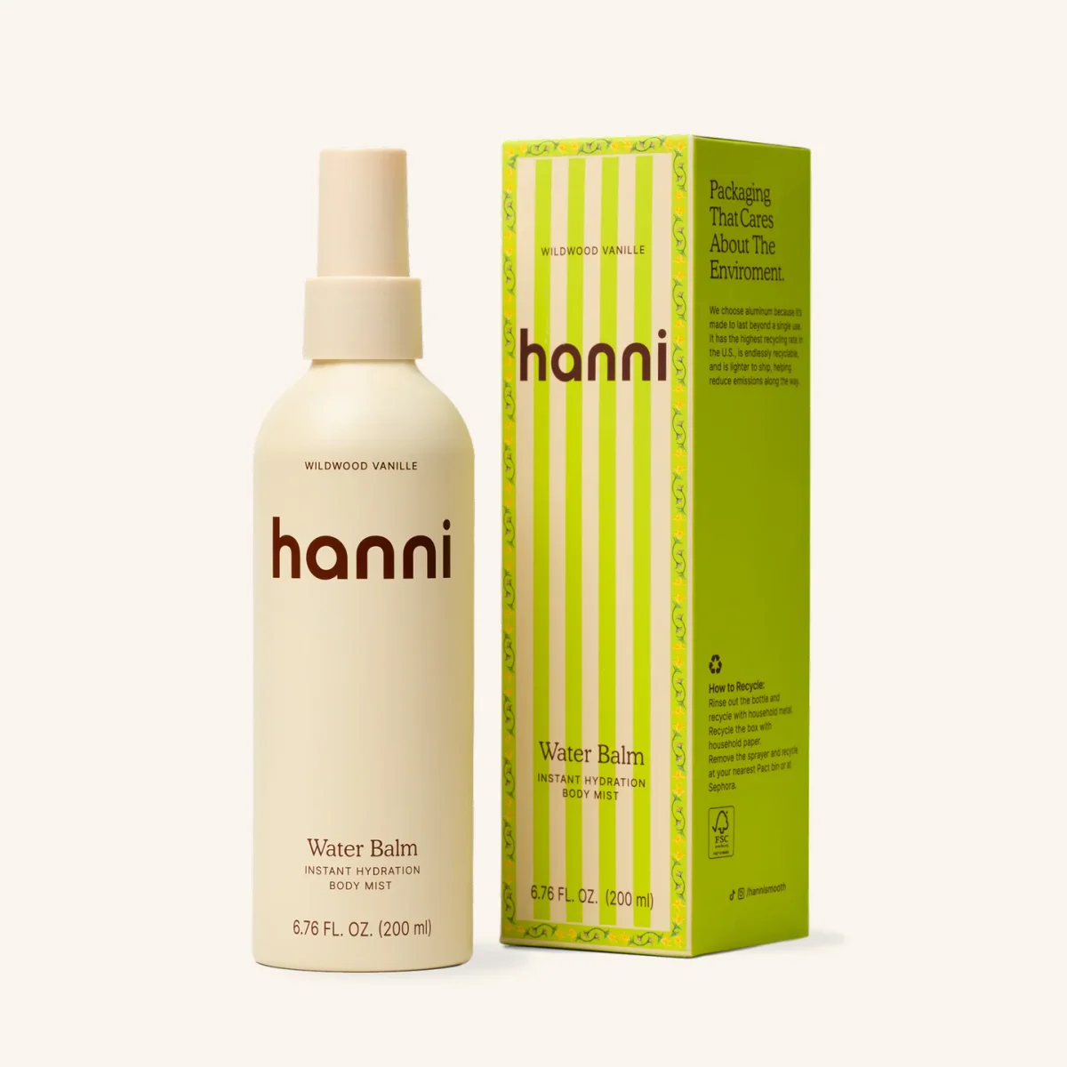 Wildwood Vanille Water Balm by Hanni