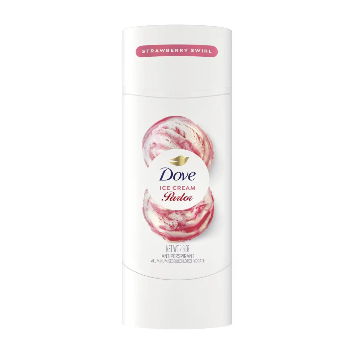 Ice Cream Parlor Strawberry Swirl Antiperspirant Stick by Dove