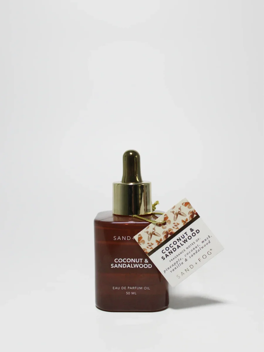 Coconut & Sandalwood Perfume Oil by Sand + Fog