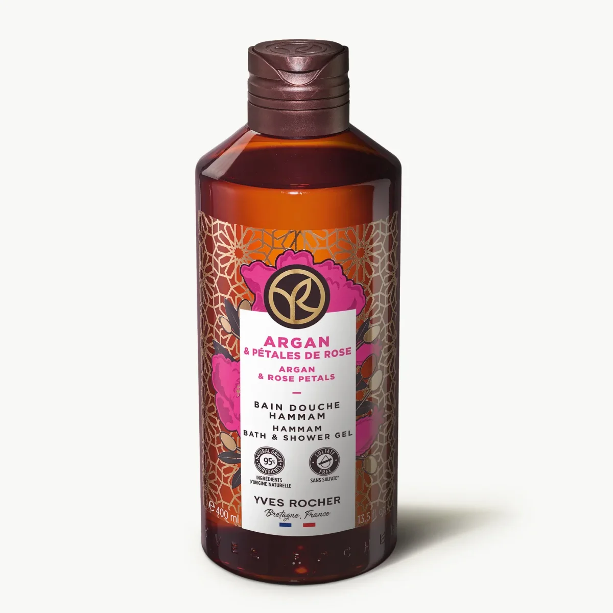 Argan & Rose Petals Hammam Bath & Shower Gel by Yves Rocher