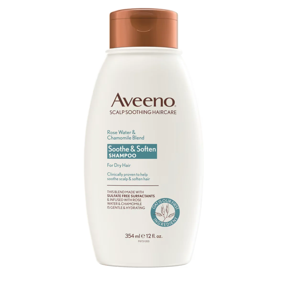 Rosewater & Chamomile Blend Soothe and Soften Shampoo by Aveeno
