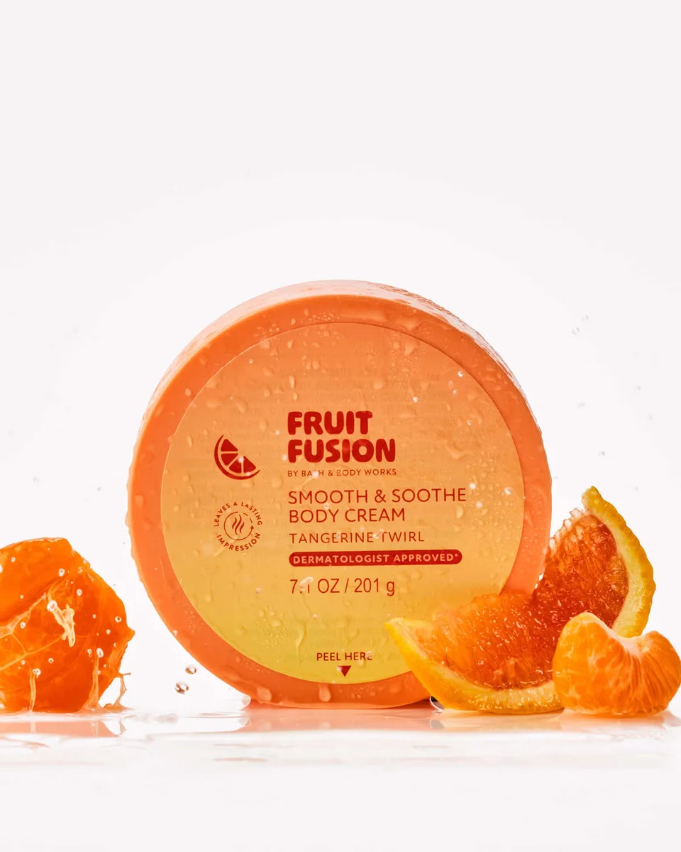 Tangerine Twirl Smooth & Soothe Body Cream by Bath & Body Works