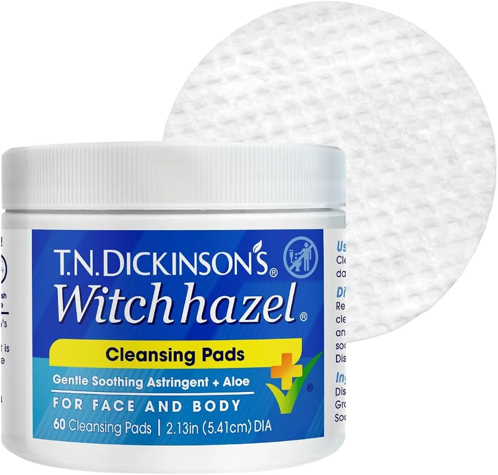 Witch Hazel Cleansing Pads by T.N. Dickinson's