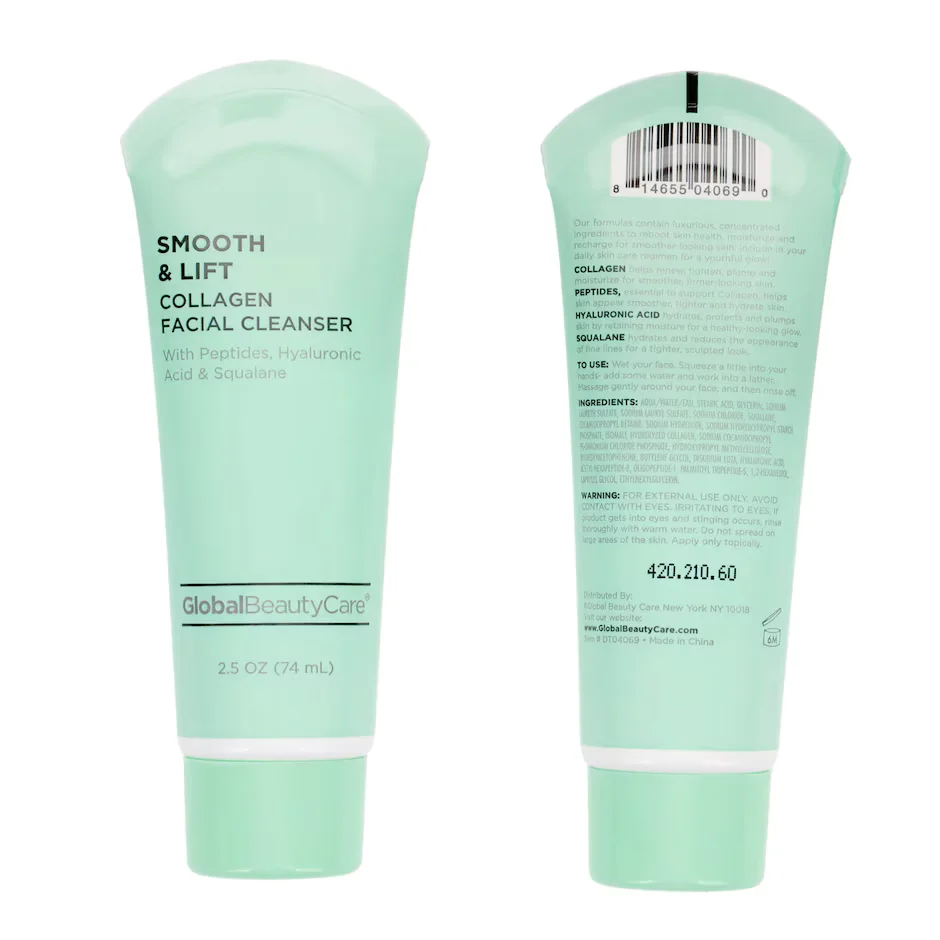 Smooth & Lift Collagen Facial Cleanser by Global Beauty Care