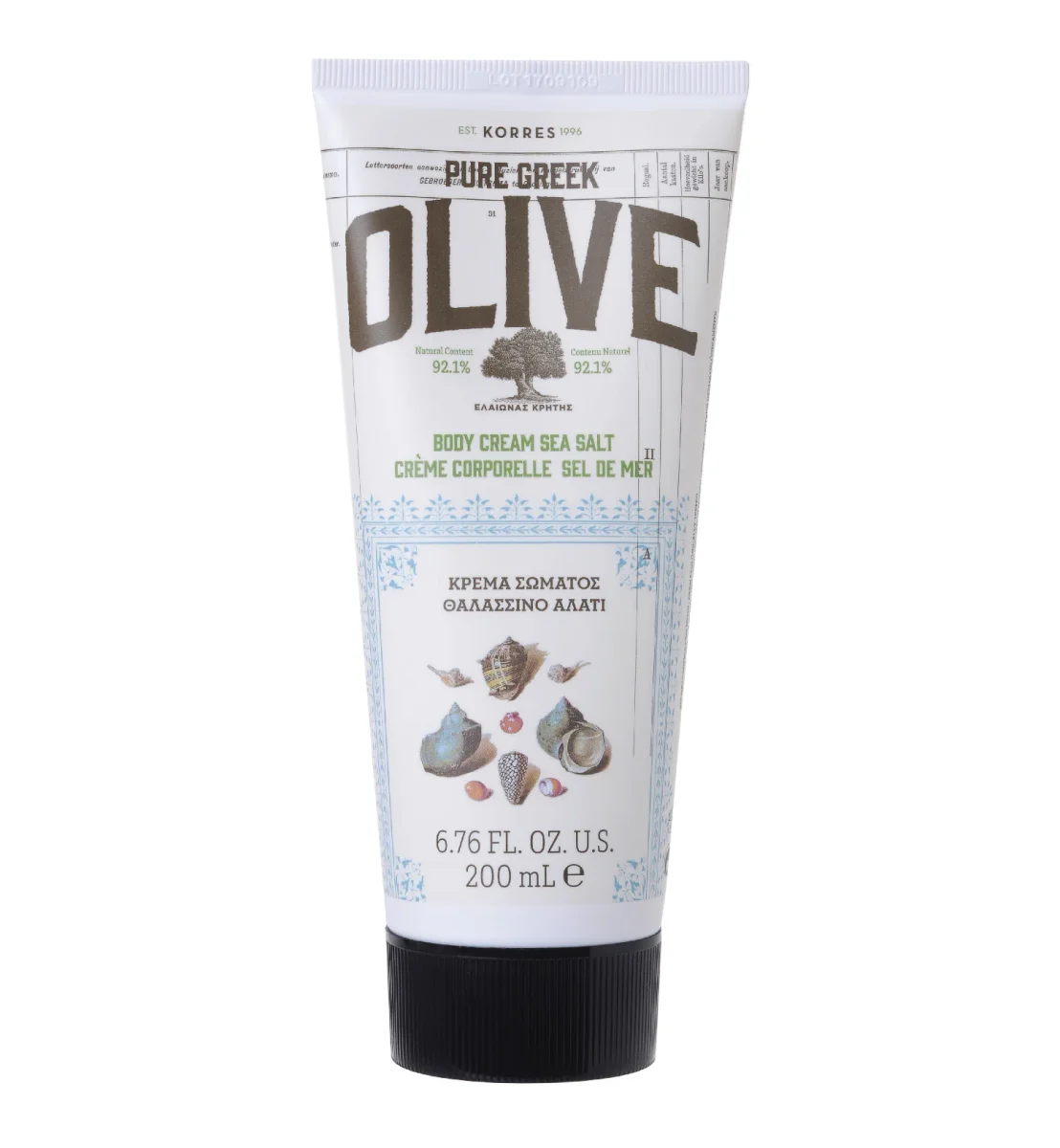 Pure Greek Olive Body Cream Sea Salt by Korres