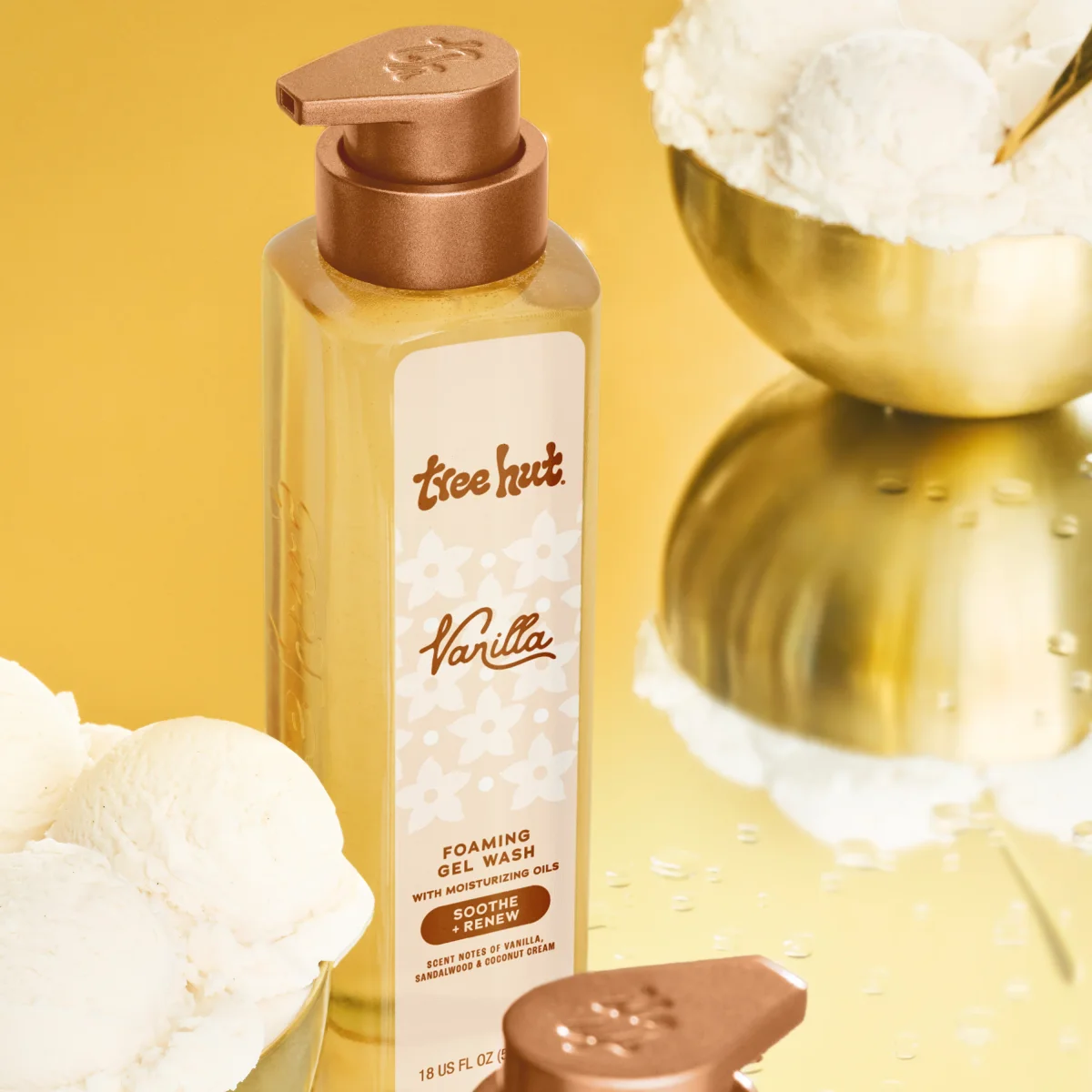 Vanilla Foaming Gel Wash by Tree Hut