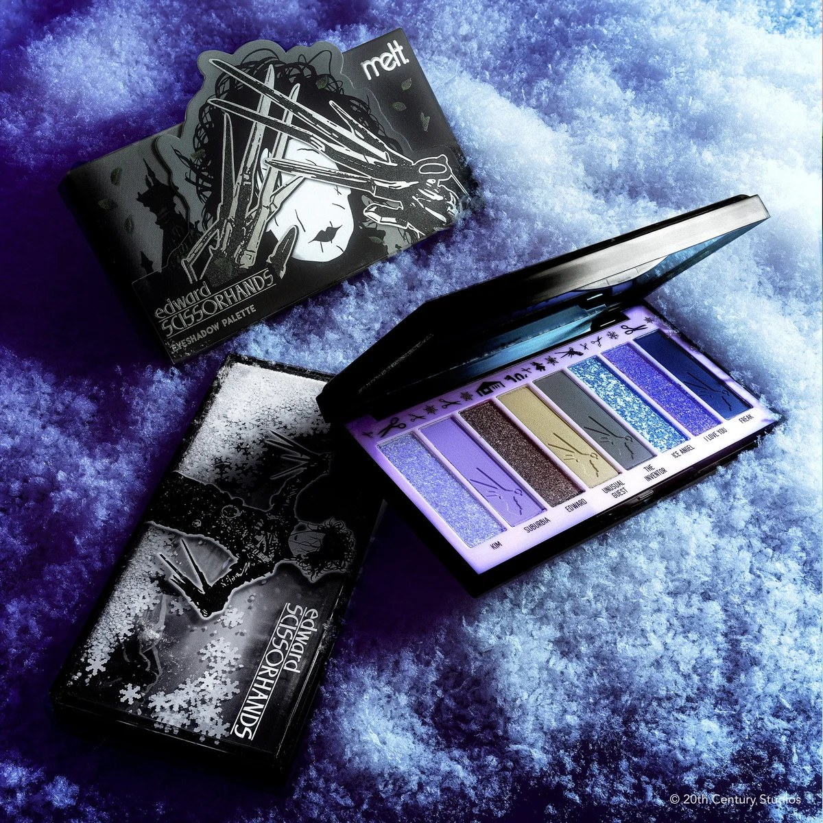 Edward Scissorhands Eyeshadow Palette by Melt Cosmetics