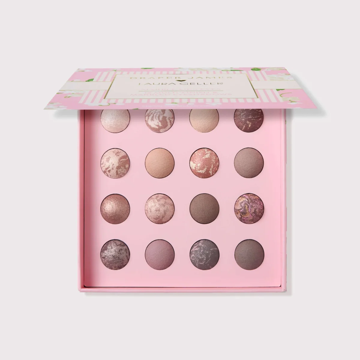 Draper James x Laura Geller Marble-ous Eyes 16 Multi-Finish & Marbled Eyeshadows by Laura Geller
