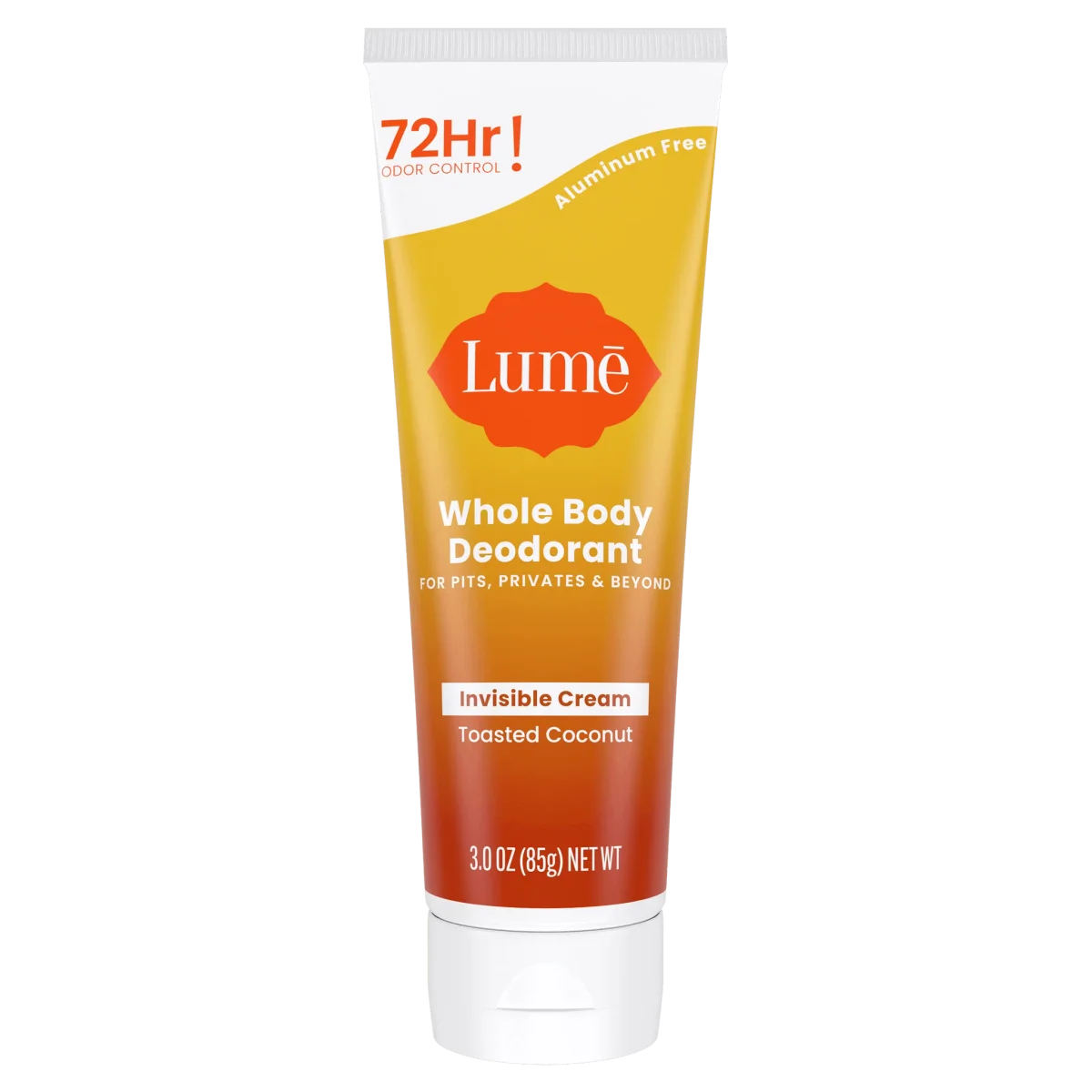 Toasted Coconut Whole Body Cream Tube Deodorant by Lume