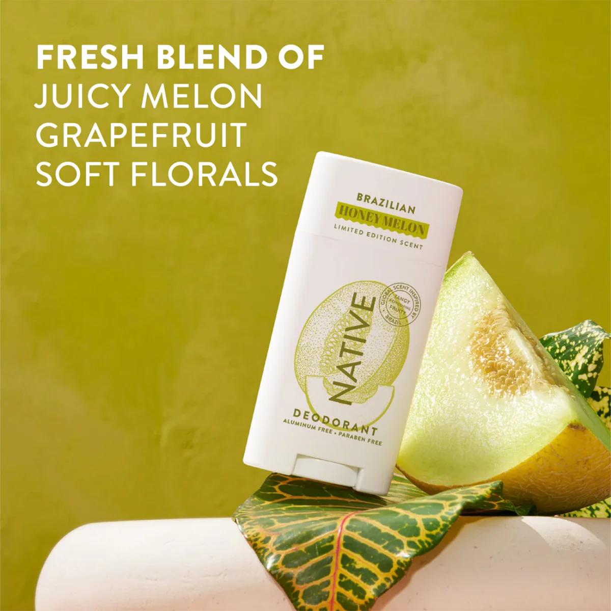Brazilian Honey Melon Deodorant Stick by Native