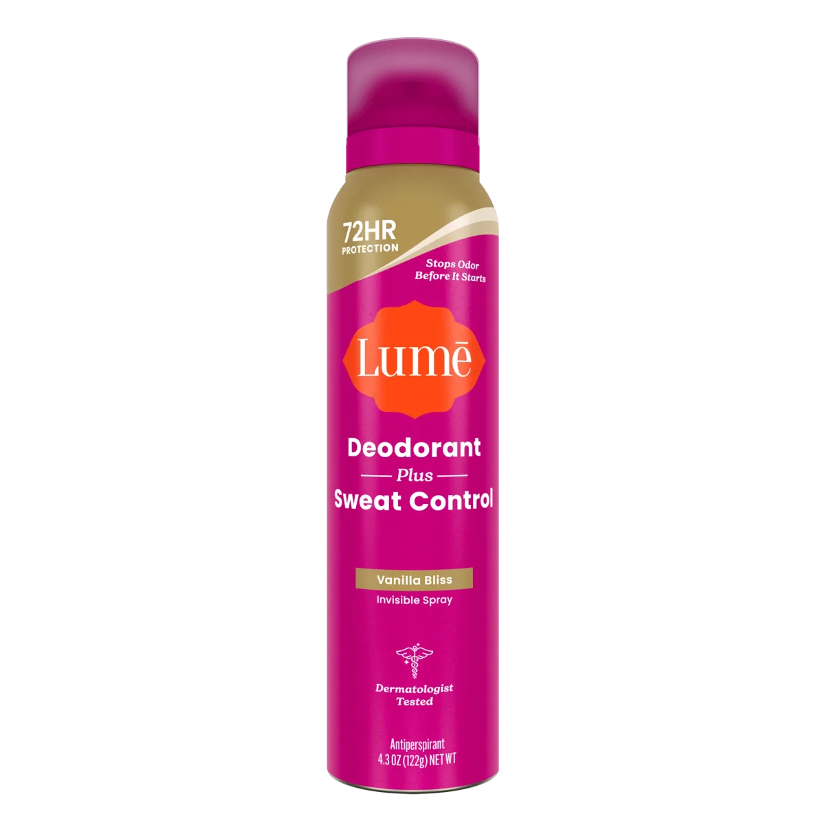 Vanilla Bliss Sweat Control Spray Deodorant by Lume