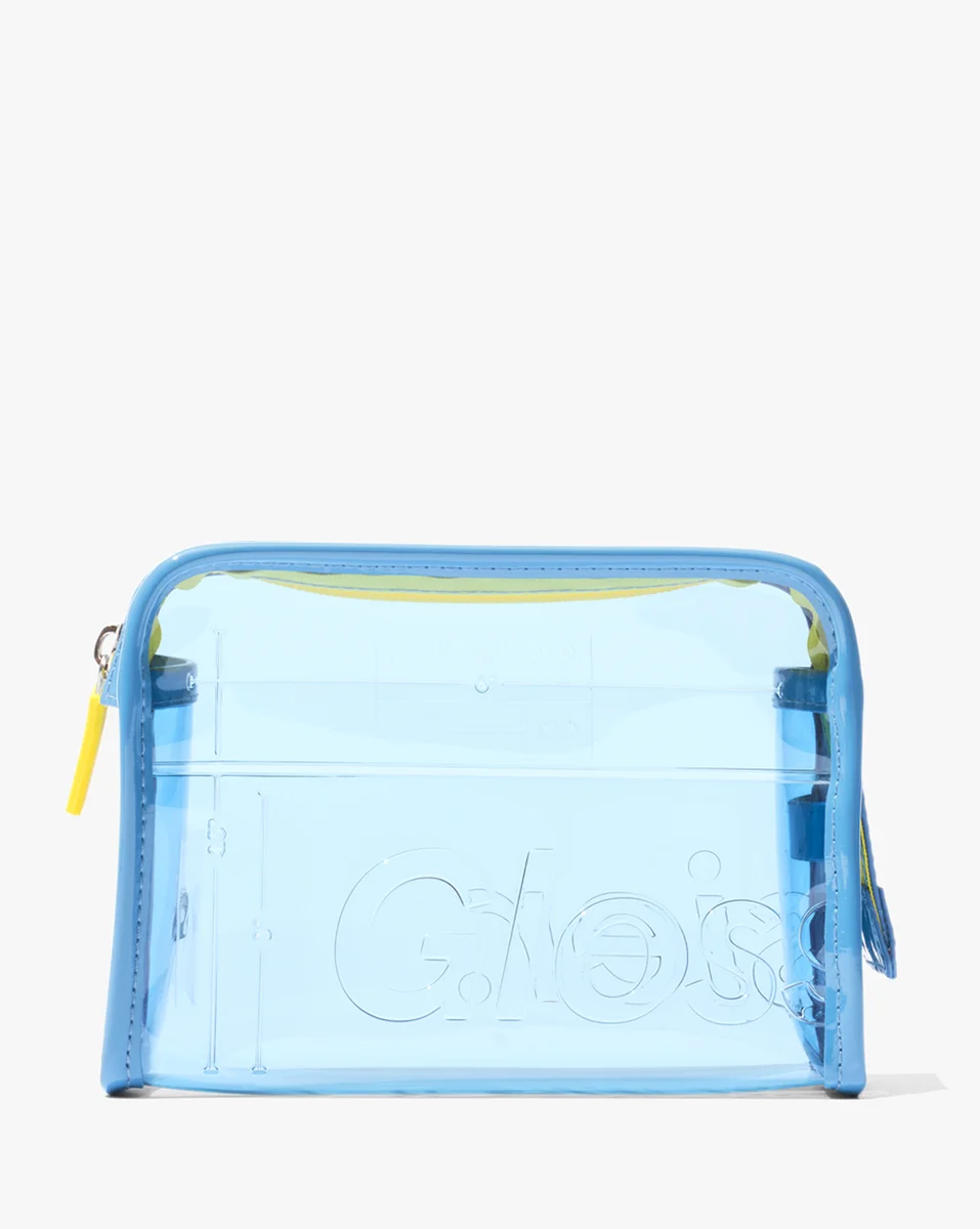 Mini Clear Beauty Bag by Glossier