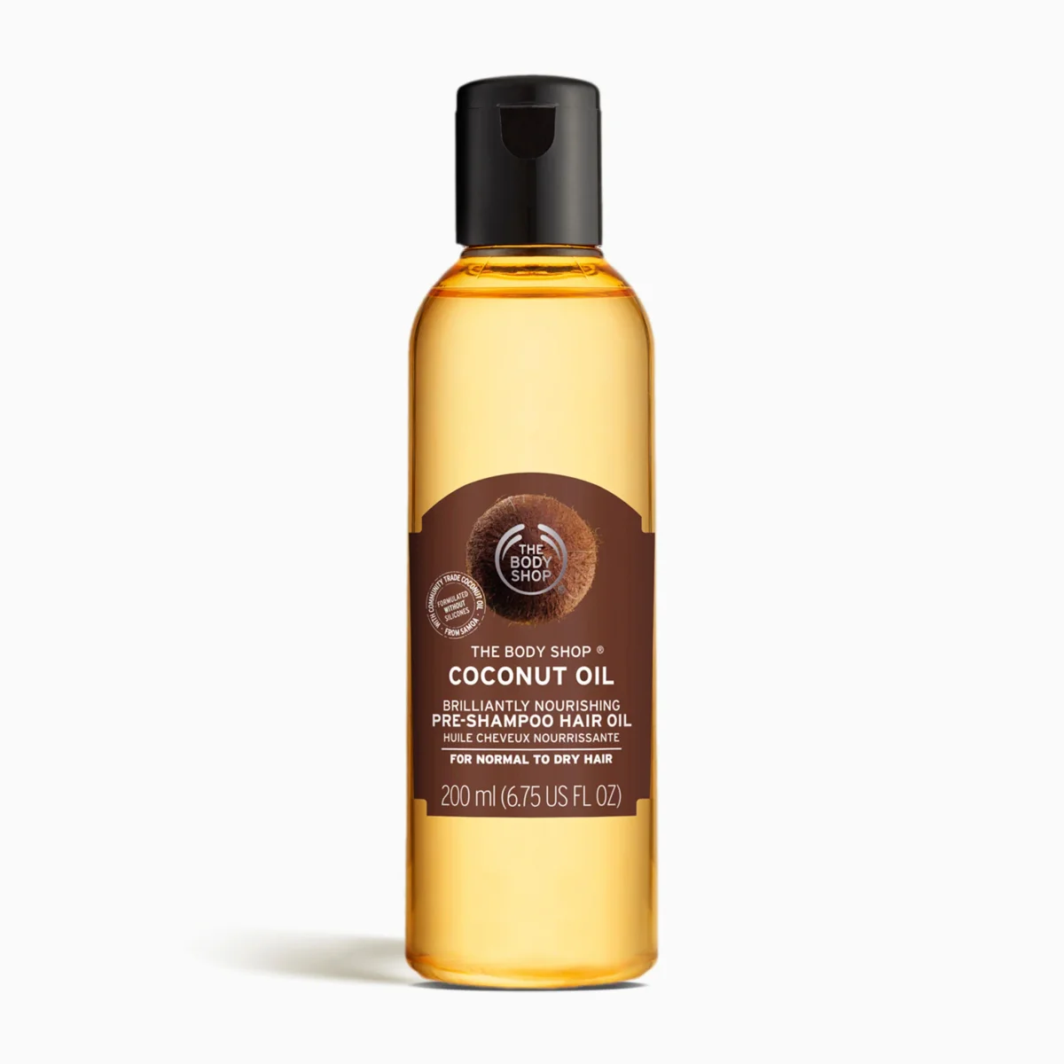Coconut Oil Brilliantly Nourishing Pre-Shampoo Hair Oil by The Body Shop