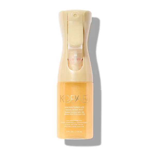 Golden Sunglaze Sheer Body Mist Sunscreen SPF 30 by Kopari Beauty