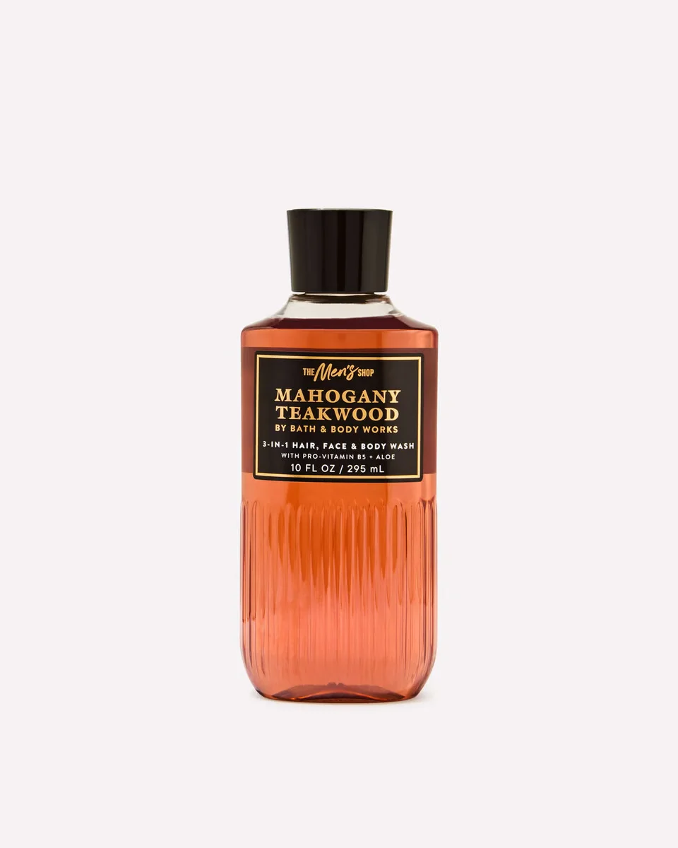 Mahogany Teakwood 3-in-1 Hair, Face & Body Wash by Bath & Body Works