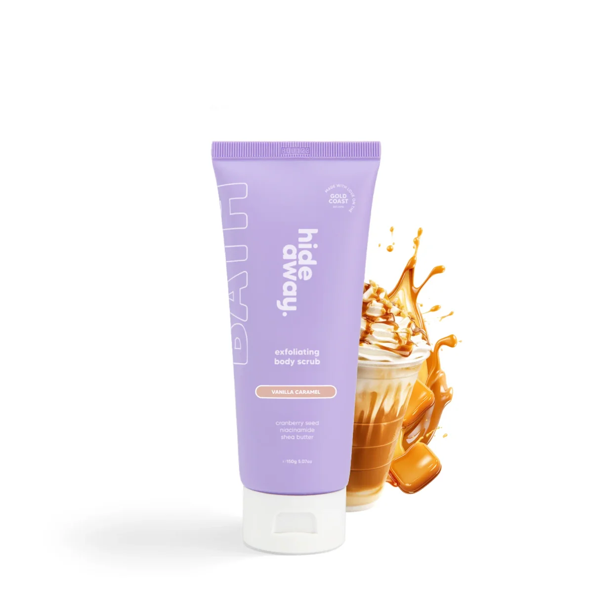 Vanilla Caramel Body Scrub by Hideaway
