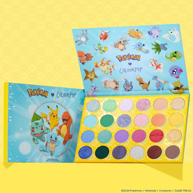 Pokemon Pallet Town Rainbow Eyeshadow Palette by ColourPop