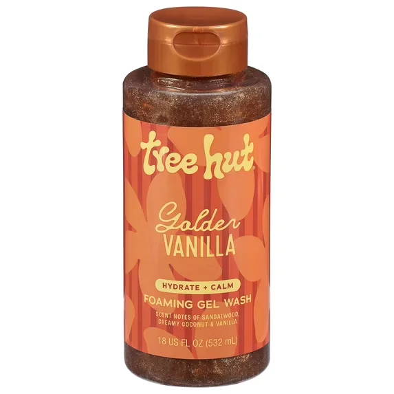 Golden Vanilla Foaming Gel Wash by Tree Hut
