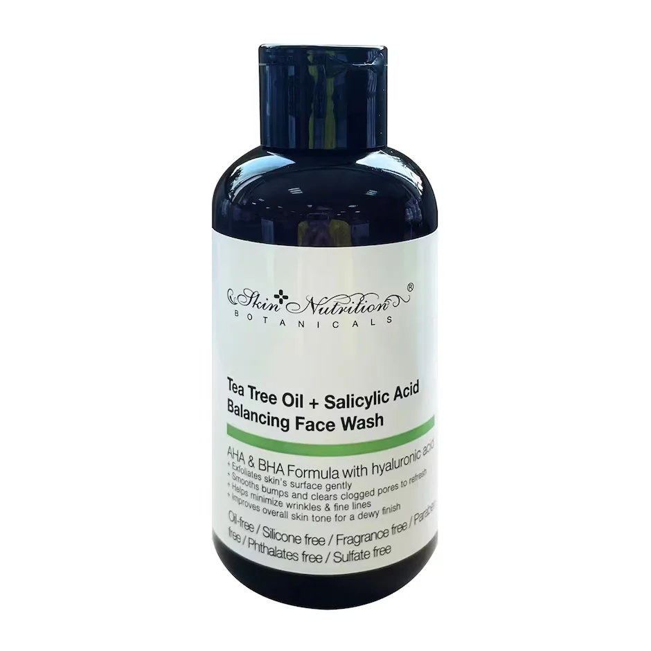 Tea Tree Oil + Salicylic Acid Balancing Face Wash by Skin Nutrition Botanicals