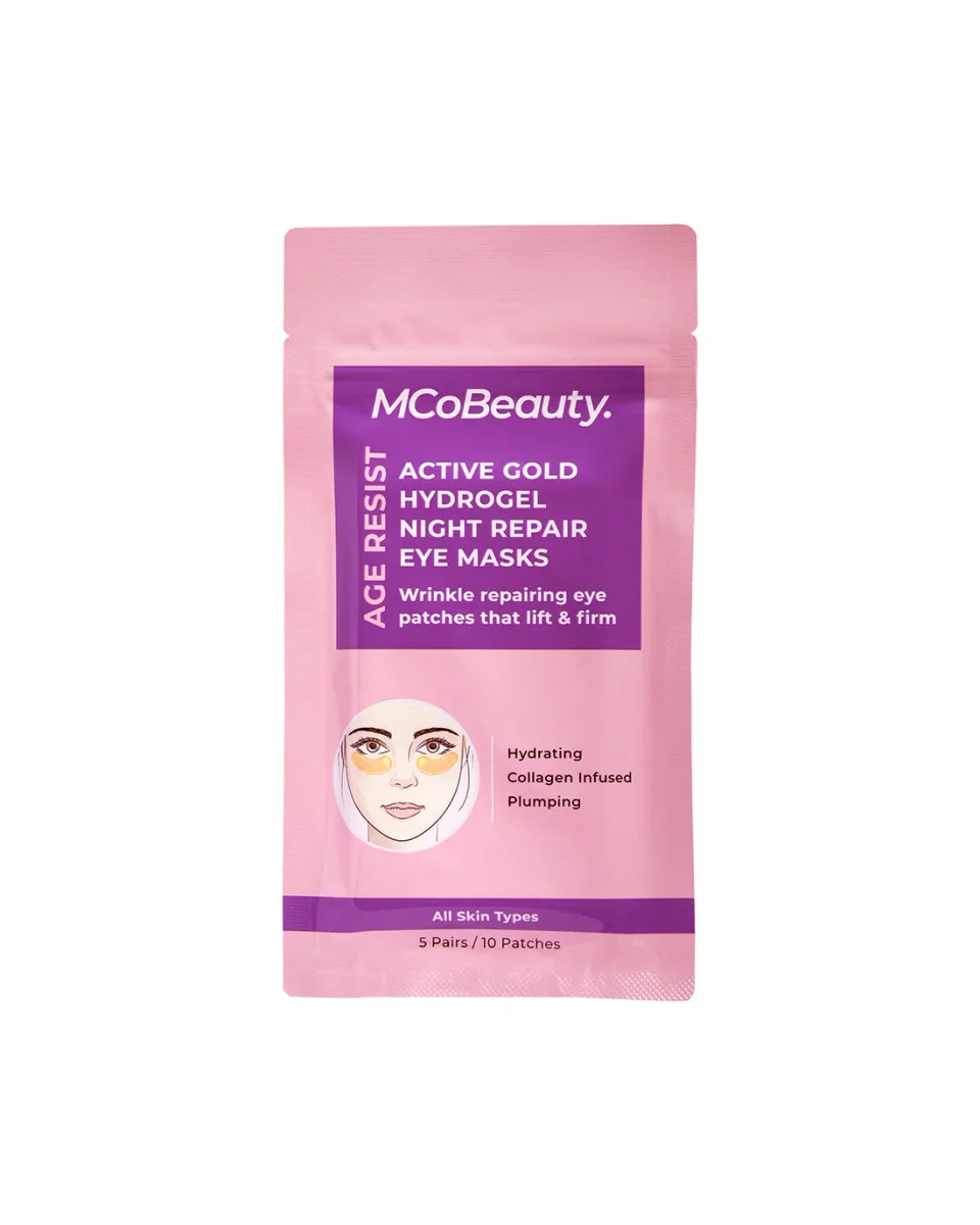 Active Gold Hydrogel Night Repair Eye Mask by MCoBeauty