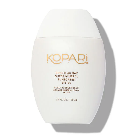 Bright As Day Sheer Mineral Sunscreen SPF 50 by Kopari Beauty