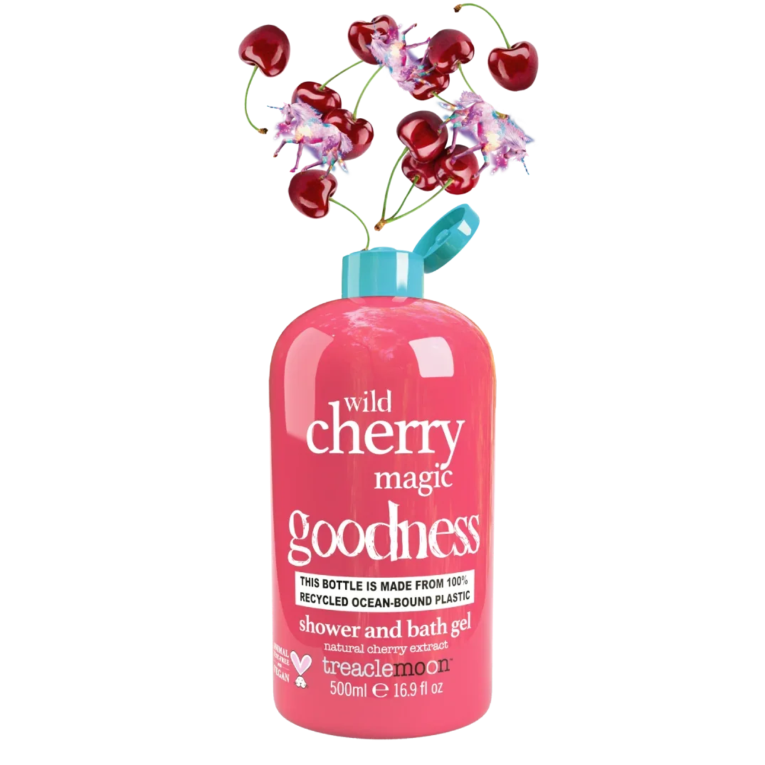 Wild Cherry Magic Goodness Shower And Bath Gel by Treaclemoon