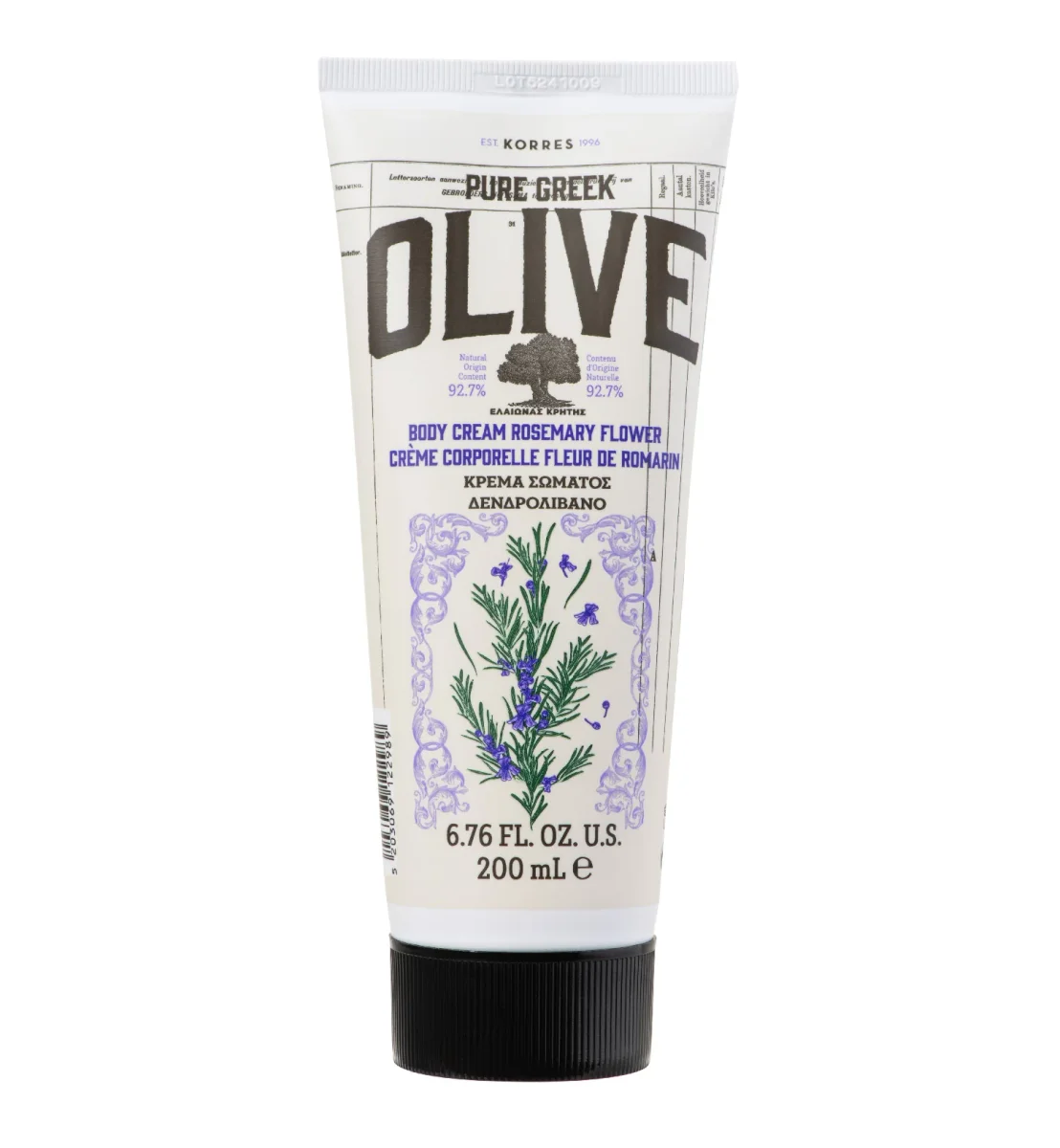 Pure Greek Olive Body Cream Rosemary Flower by Korres