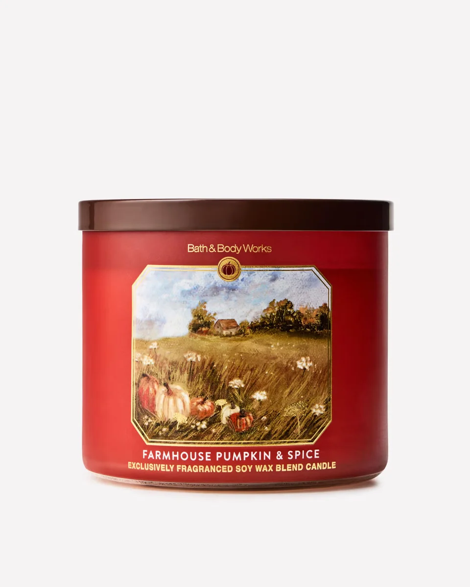 Farmhouse Pumpkin & Spice Candle by Bath & Body Works