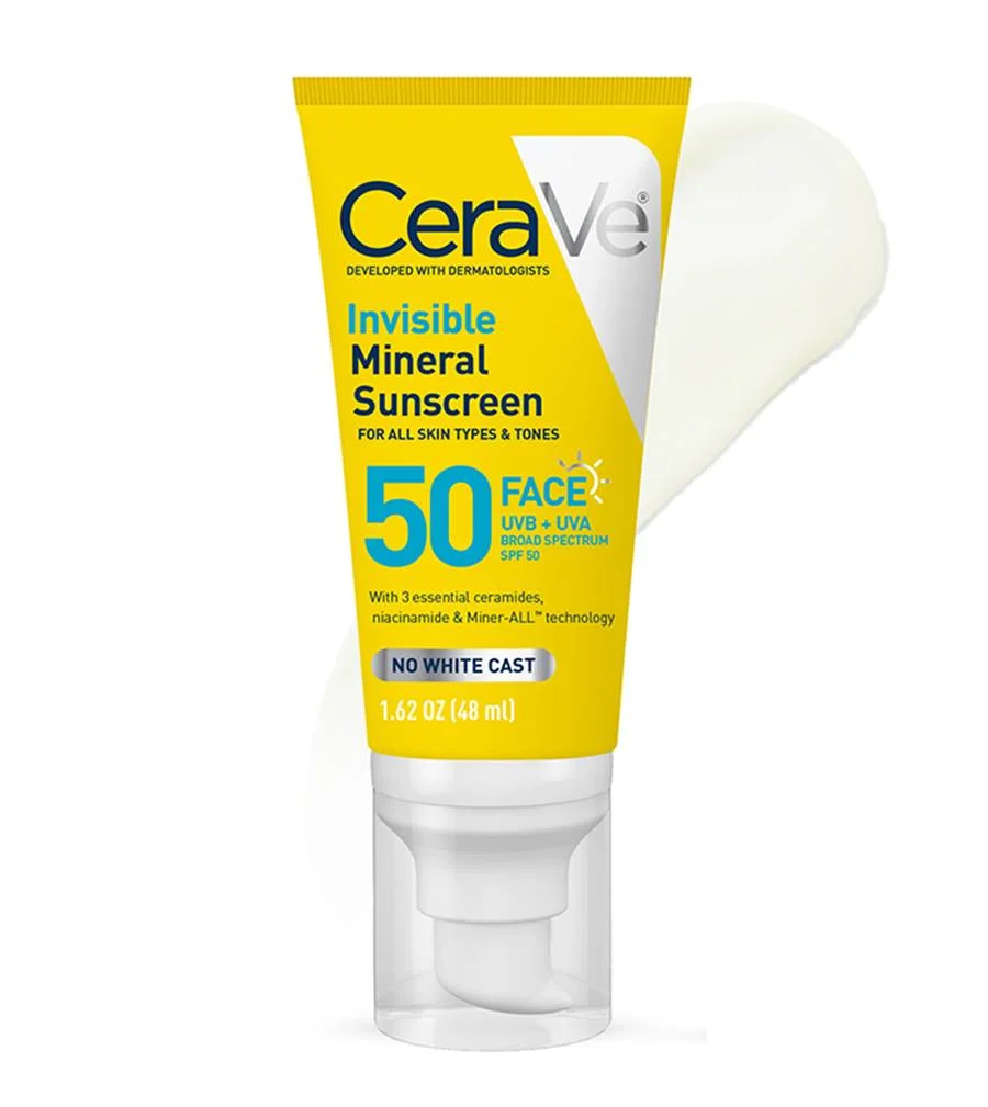 Invisible Mineral Sunscreen SPF 50 by CeraVe