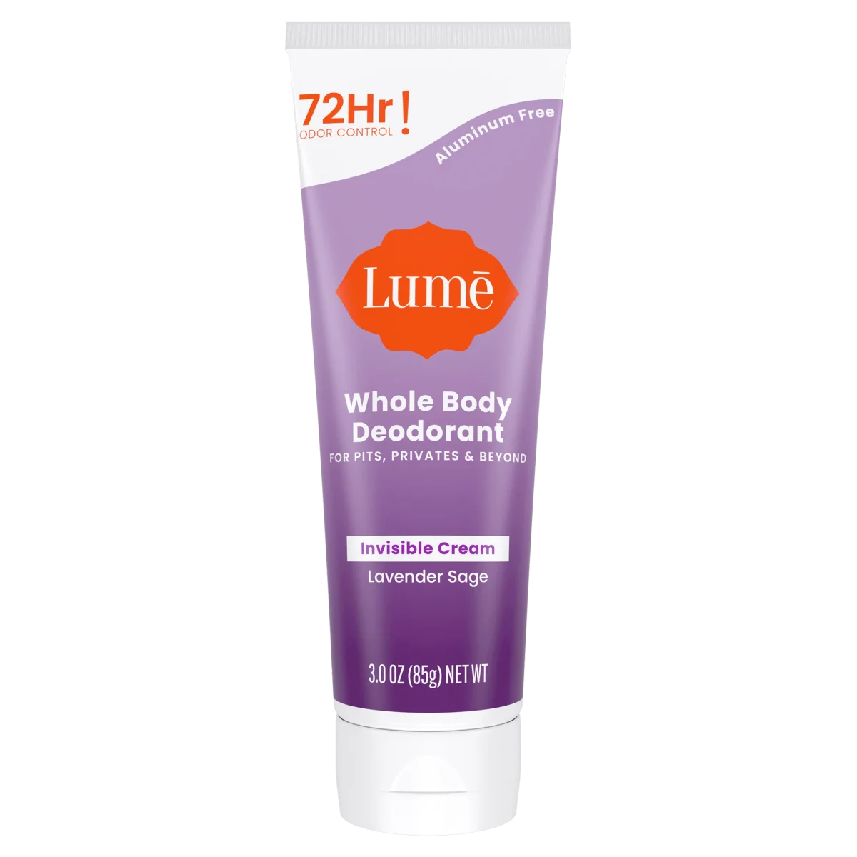 Lavender Sage Whole Body Cream Tube Deodorant by Lume