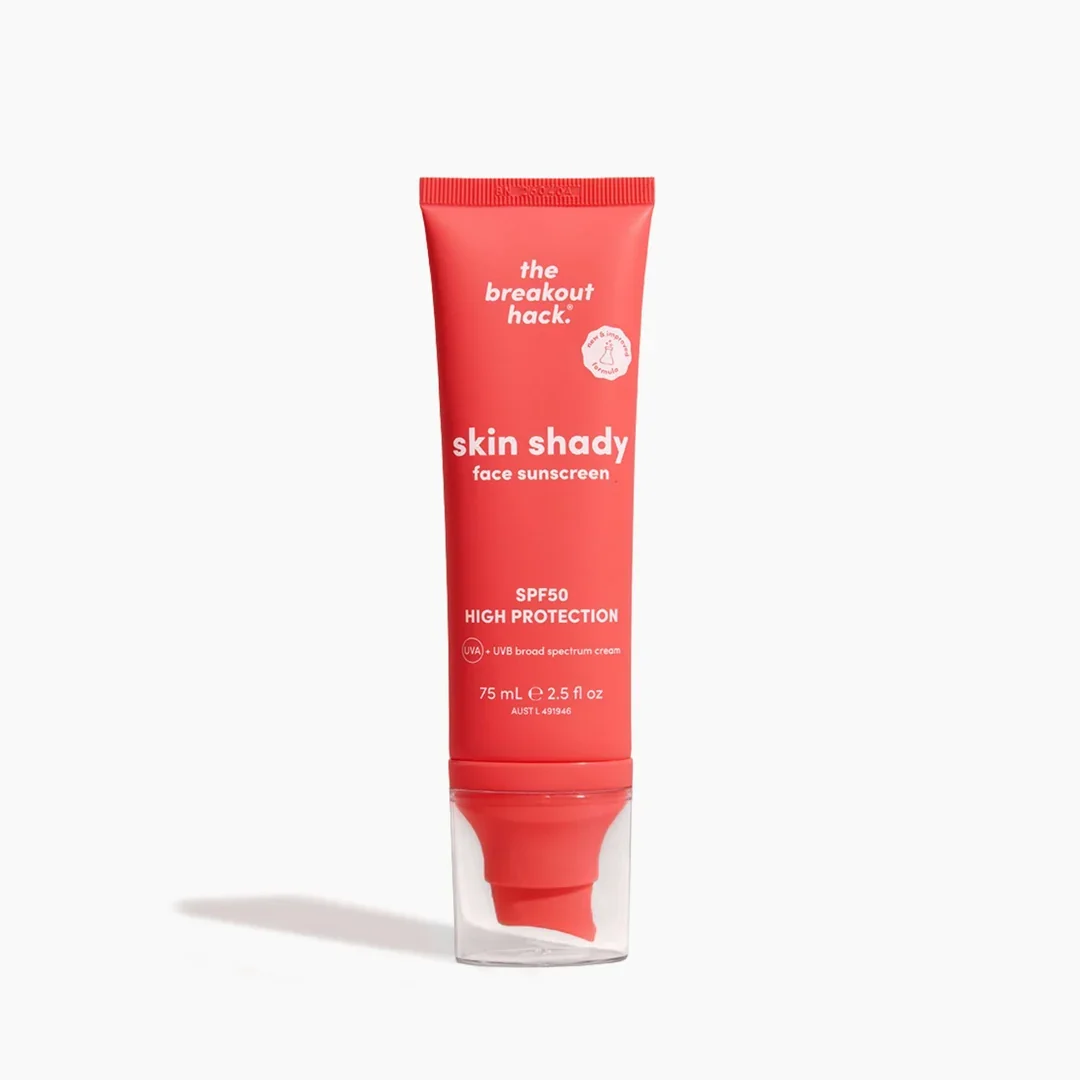 Skin Shady Face Sunscreen SPF50 by The Breakout Hack