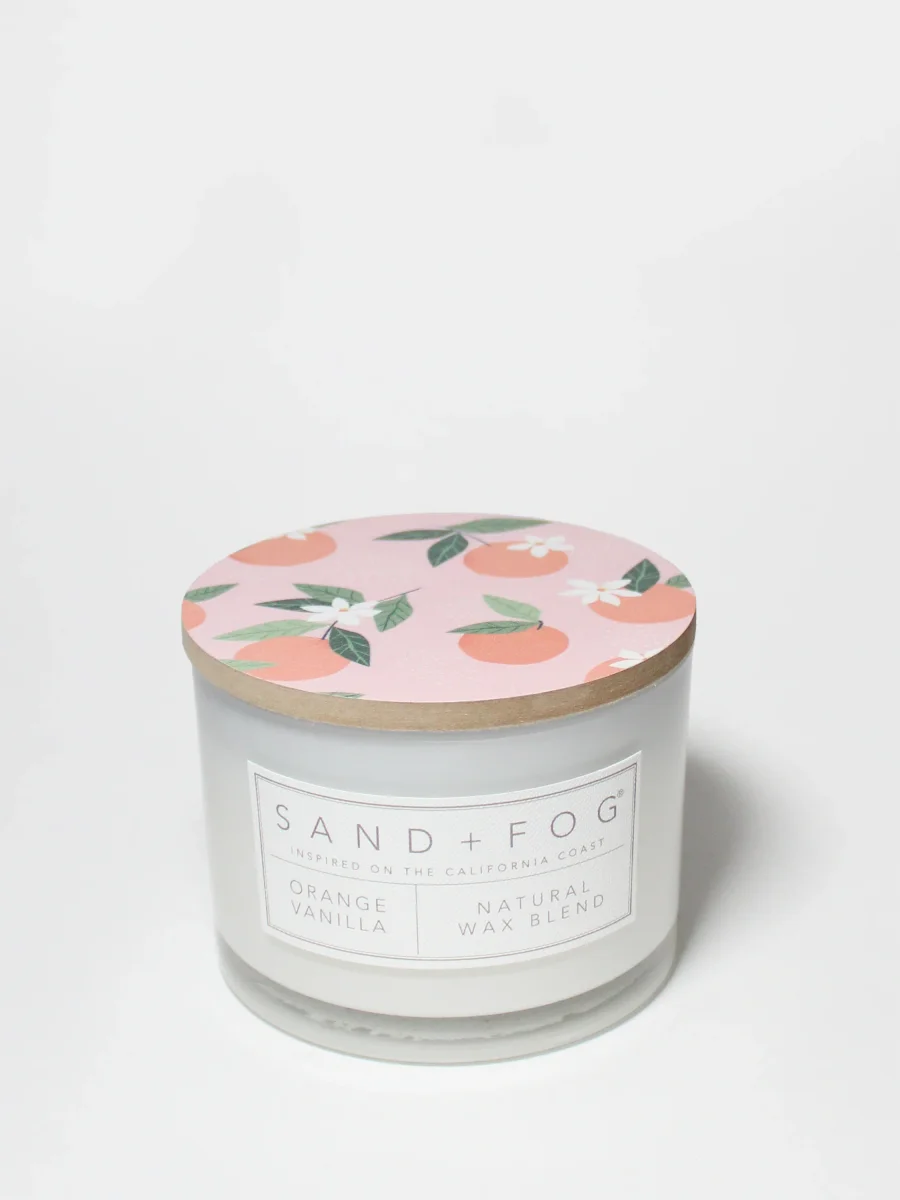 Orange Vanilla Candle by Sand + Fog